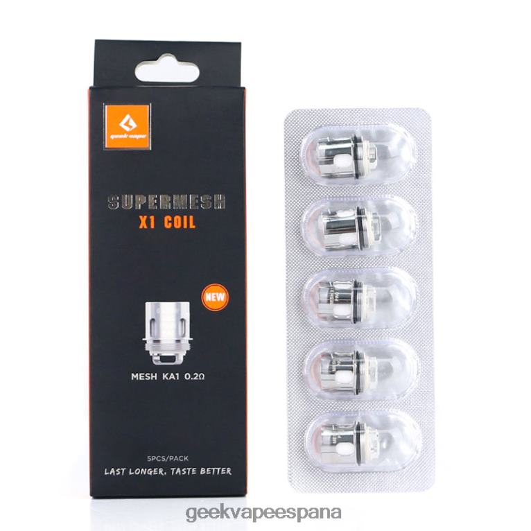 GeekVape- P64LZ18 bobinas super mesh x1/x2 (nueva versión) Geek vape sale 0,2 ohmios