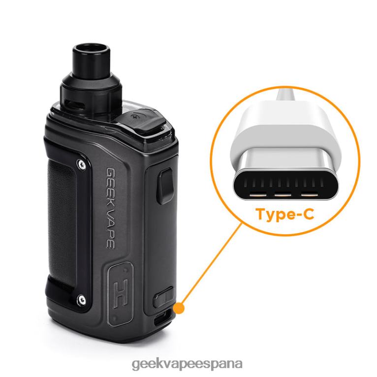 GeekVape- P64LZ139 h45 (aegis hero 2) pod mod kit edición de cristal Geekvape discount cristal violeta