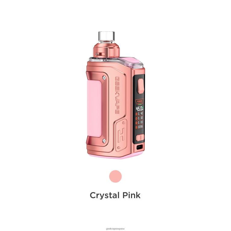 GeekVape- P64LZ140 h45 (aegis hero 2) pod mod kit edición de cristal Geek bar vape online rosa cristal