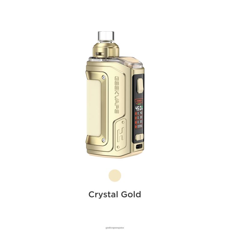 GeekVape- P64LZ141 h45 (aegis hero 2) pod mod kit edición de cristal Geekvape espana oro cristal