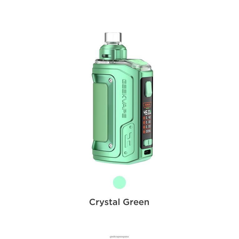 GeekVape- P64LZ143 h45 (aegis hero 2) pod mod kit edición de cristal Geekvape precio verde cristal