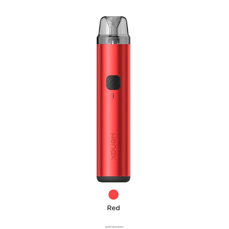 GeekVape- P64LZ120 kit de inicio wenax h1 1000mah Geek bar vape online rojo