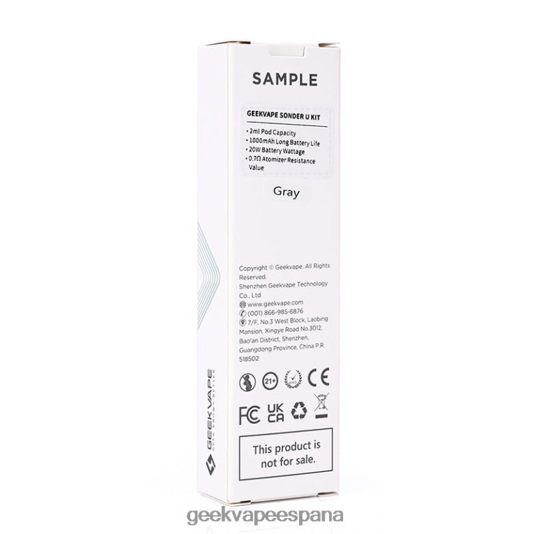 GeekVape- P64LZ135 kit de sistema sonder u pod 1000mah Geekvape vape flavor gris